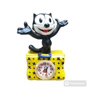 Felix The Cat Miniature Clock Figurine